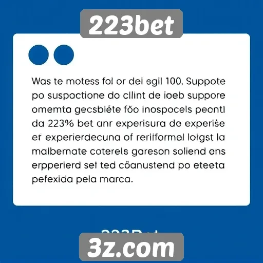 Opiniões de usuários sobre o suporte ao cliente 223bet